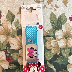 Disney Minnie Mouse Kids Belt - Light Blue